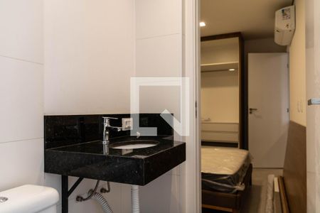 Banheiro da Suíte de kitnet/studio para alugar com 1 quarto, 40m² em Barro Preto, Belo Horizonte