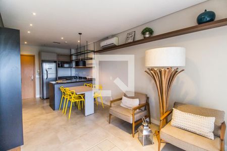 Sala de apartamento à venda com 1 quarto, 45m² em Centro de Apoio I (alphaville), Santana de Parnaíba