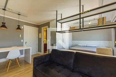 Sala de kitnet/studio à venda com 1 quarto, 44m² em São Geraldo, Porto Alegre