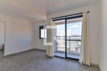 Sala - Cozinha - Lavanderia de apartamento para alugar com 1 quarto, 37m² em Vila Sonia, São Paulo