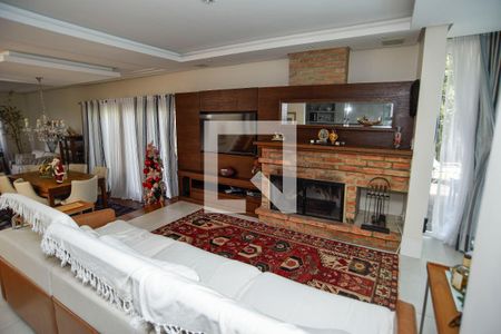 Sala de TV de casa de condomínio para alugar com 3 quartos, 260m² em Jardim Krahe, Viamão