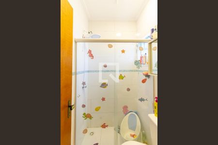 Banheiro da Suíte 1 de casa de condomínio à venda com 2 quartos, 75m² em Penha de França, São Paulo