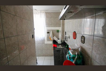 Cozinha de apartamento para alugar com 1 quarto, 50m² em Vila Assuncao, Praia Grande