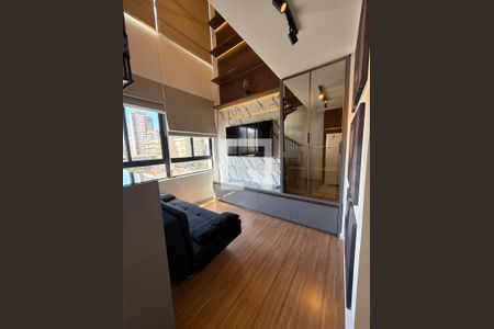 Sala de apartamento para alugar com 1 quarto, 39m² em Rebouças, Curitiba