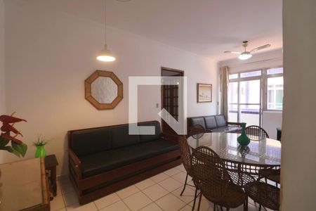 Sala de apartamento para alugar com 2 quartos, 92m² em Jardim Centenario, Guarujá