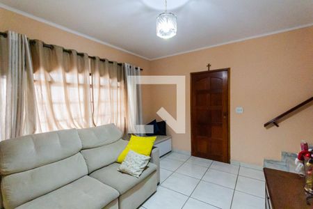 Sala de casa de condomínio à venda com 2 quartos, 120m² em Parque Erasmo Assunção, Santo André