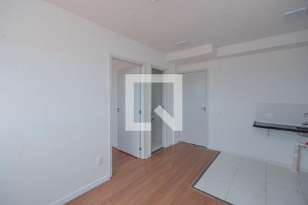 Sala de apartamento para alugar com 2 quartos, 34m² em Veleiros, São Paulo