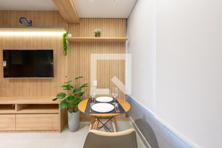 Sala/Quarto de kitnet/studio para alugar com 1 quarto, 24m² em Vila Clementino, São Paulo