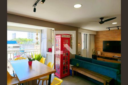 Sala de apartamento à venda com 2 quartos, 84m² em Vila Santo Antonio, Guarulhos