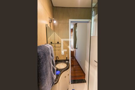 Banheiro da Suíte de apartamento à venda com 2 quartos, 90m² em Colégio Batista, Belo Horizonte