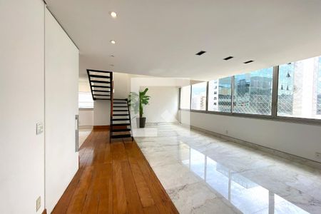 Sala de apartamento à venda com 4 quartos, 274m² em Savassi, Belo Horizonte