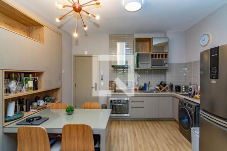 Cozinha de kitnet/studio à venda com 1 quarto, 39m² em Santo Agostinho, Belo Horizonte