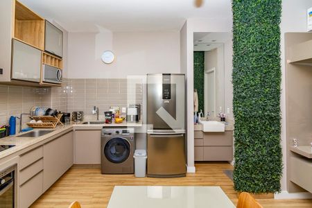 Cozinha de kitnet/studio à venda com 1 quarto, 39m² em Santo Agostinho, Belo Horizonte
