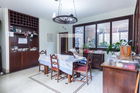 sala de jatar de casa à venda com 4 quartos, 1272m² em Sion, Belo Horizonte