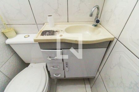 Banheiro da Suíte 1 de casa para alugar com 2 quartos, 80m² em Jardim Sao Carlos (zona Leste), São Paulo