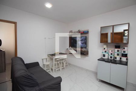 Sala / Cozinha de kitnet/studio à venda com 1 quarto, 31m² em Vila Leonor, São Paulo