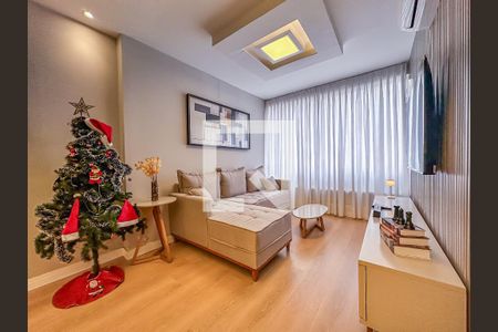 Sala de apartamento para alugar com 3 quartos, 120m² em Flamengo, Rio de Janeiro