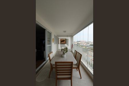 Varanda Gourmet de apartamento à venda com 3 quartos, 124m² em Jardim Consorcio, São Paulo