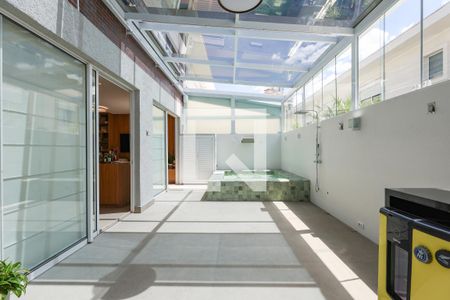 Terraço da Sala de casa de condomínio à venda com 4 quartos, 175m² em Jardim Monte Kemel, São Paulo