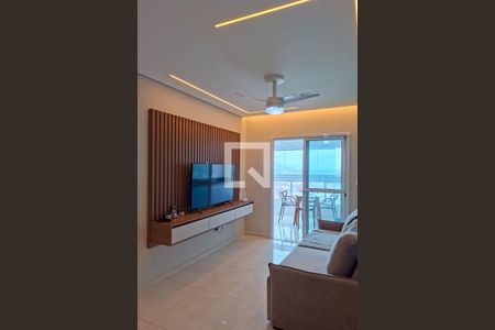 Sala de apartamento para alugar com 2 quartos, 76m² em Maracanã, Praia Grande