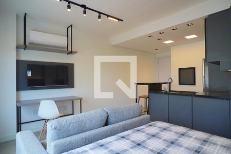 Sala_Quarto de kitnet/studio para alugar com 1 quarto, 83m² em Moinhos de Vento, Porto Alegre