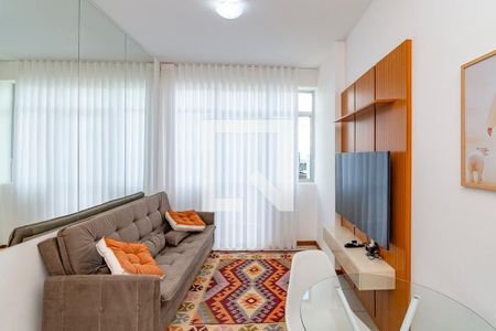 Sala de apartamento para alugar com 1 quarto, 39m² em Vale do Sereno, Nova Lima