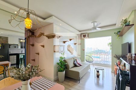 Sala de apartamento à venda com 2 quartos, 54m² em Vila Santa Luzia, São Bernardo do Campo