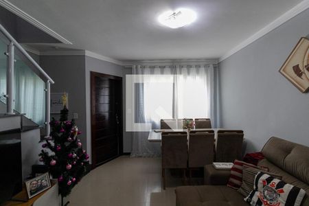 Sala e Cozinha de casa de condomínio à venda com 3 quartos, 71m² em Vila Carmosina, São Paulo