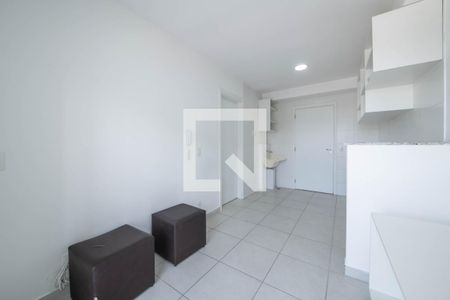 Sala - Cozinha Integrada de apartamento para alugar com 1 quarto, 47m² em Jardim Caravelas, São Paulo