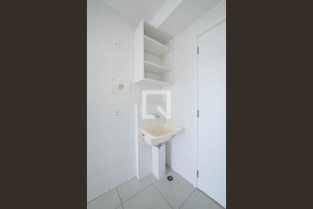 Sala - Cozinha Integrada de apartamento para alugar com 1 quarto, 47m² em Jardim Caravelas, São Paulo