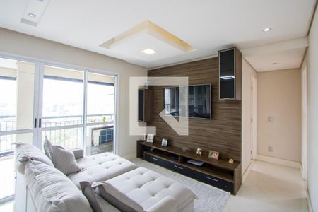 Sala de apartamento à venda com 2 quartos, 86m² em Vila Gilda, Santo André