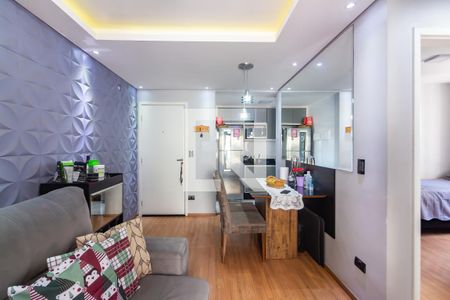 Sala de apartamento à venda com 2 quartos, 48m² em Recanto das Rosas, Osasco