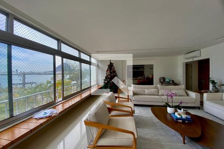 SALA de apartamento para alugar com 5 quartos, 267m² em Lagoa, Rio de Janeiro