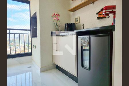 Sala com Varanda gourmet de apartamento à venda com 3 quartos, 67m² em Vila Paulista, Guarulhos