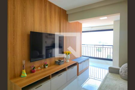 Sala com Varanda gourmet de apartamento à venda com 3 quartos, 67m² em Vila Paulista, Guarulhos