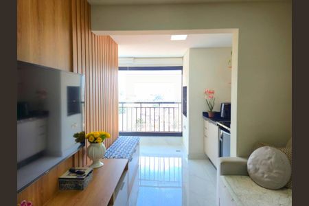 Sala com Varanda gourmet de apartamento à venda com 3 quartos, 67m² em Vila Paulista, Guarulhos