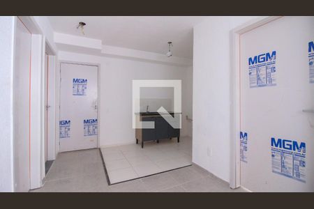 Sala/Cozinha de apartamento para alugar com 2 quartos, 35m² em Fazenda da Juta, São Paulo