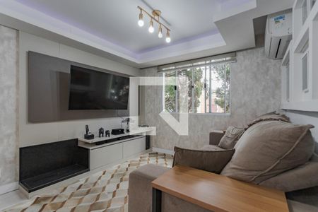 Sala de casa de condomínio à venda com 3 quartos, 86m² em Jardim Itu, Porto Alegre