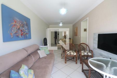 Sala de apartamento para alugar com 2 quartos, 76m² em Jardim Belmar, Guarujá