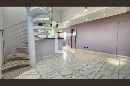 Sala de apartamento para alugar com 3 quartos, 124m² em Macuco, Santos