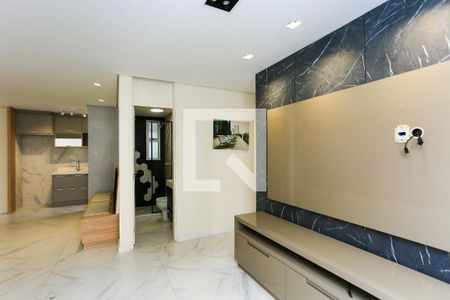 Sala de apartamento para alugar com 2 quartos, 64m² em Vila Praia, São Paulo