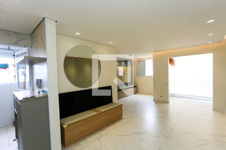 Sala de apartamento para alugar com 2 quartos, 64m² em Vila Praia, São Paulo