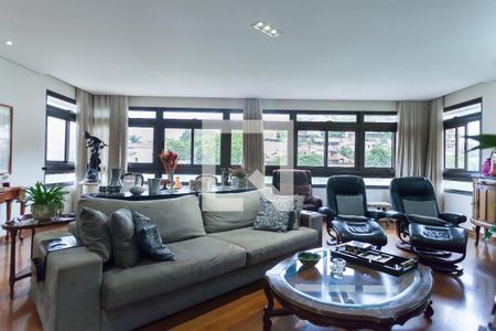 sala de apartamento à venda com 3 quartos, 232m² em Mangabeiras, Belo Horizonte