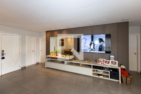 Sala de TV de apartamento à venda com 4 quartos, 164m² em Alphaville Nova Lima, Nova Lima