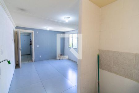 Sala/Cozinha de apartamento à venda com 2 quartos, 46m² em Campo Novo, Porto Alegre