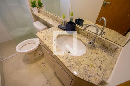 Banheiro de kitnet/studio à venda com 1 quarto, 70m² em Vila Príncipe de Gales, Santo André