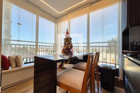 Varanda gourmet de apartamento à venda com 2 quartos, 98m² em Swiss Park, Campinas