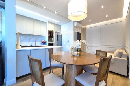 Sala de Jantar de apartamento à venda com 2 quartos, 98m² em Swiss Park, Campinas