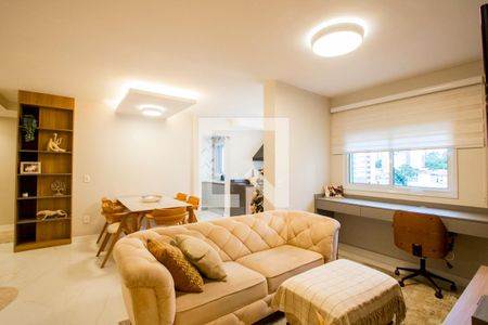 Sala de apartamento à venda com 2 quartos, 96m² em Vila Lea, Santo André