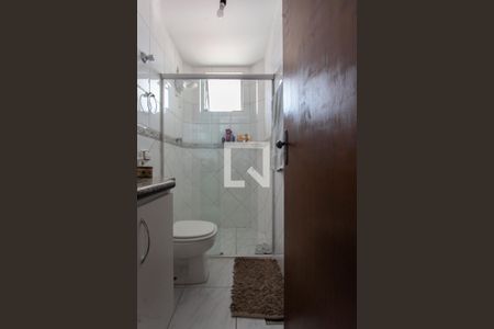 Banheiro da Suíte de apartamento à venda com 3 quartos, 128m² em Paquetá, Belo Horizonte